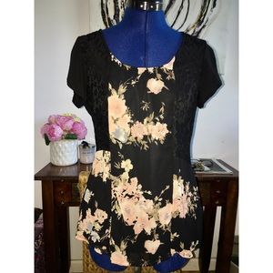 Maurice Floral & Lace Short Sleeve Shirt